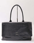 【DANIELE BASTA】 FLAP COVERED 2WAY SHOULDER BAG DBM007_BLACK