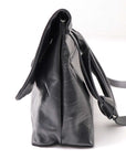 【DANIELE BASTA】 FLAP COVERED 2WAY SHOULDER BAG DBM007_BLACK