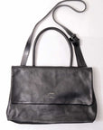 【DANIELE BASTA】 FLAP COVERED 2WAY SHOULDER BAG DBM007_BLACK