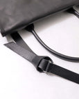 【DANIELE BASTA】 FLAP COVERED 2WAY SHOULDER BAG DBM007_BLACK