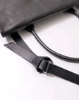 【DANIELE BASTA】 FLAP COVERED 2WAY SHOULDER BAG DBM007_BLACK