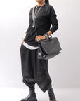 【DANIELE BASTA】 FLAP COVERED 2WAY SHOULDER BAG DBM007_BLACK