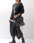【DANIELE BASTA】2WAY SQUARE LARGE CAPACITY SHOULDER BAG DBM002_BLACK