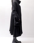 【RUNDHOLZ】 BOILED WOOL & SOFT WOOL KNIT CARDIGAN COAT 388 1203_BLACK