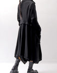 【RUNDHOLZ】 BOILED WOOL & SOFT WOOL KNIT CARDIGAN COAT 388 1203_BLACK