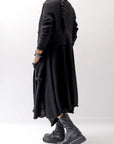 【RUNDHOLZ】 BOILED WOOL & SOFT WOOL KNIT CARDIGAN COAT 388 1203_BLACK