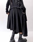 【RUNDHOLZ】 BOILED WOOL & SOFT WOOL KNIT CARDIGAN COAT 388 1203_BLACK