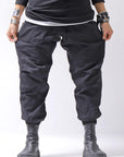 【bajra】 UNISEX COTTON EASY PANTS 159QP01_BLACK