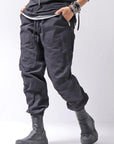 【bajra】 UNISEX COTTON EASY PANTS 159QP01_BLACK