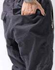 【bajra】 UNISEX COTTON EASY PANTS 159QP01_BLACK
