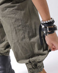【bajra】 UNISEX COTTON EASY PANTS 159QP01_MILITARY