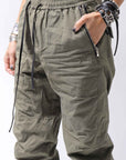 【bajra】 UNISEX COTTON EASY PANTS 159QP01_MILITARY