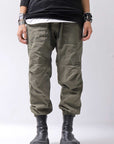 【bajra】 UNISEX COTTON EASY PANTS 159QP01_MILITARY