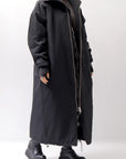 【thom/krom】 UNISEX LIGHT PUFF LONG COAT WSJ486_BLACK