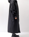 【thom/krom】 UNISEX LIGHT PUFF LONG COAT WSJ486_BLACK
