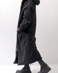 【thom/krom】 UNISEX LIGHT PUFF LONG COAT WSJ486_BLACK