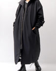 【thom/krom】 UNISEX LIGHT PUFF LONG COAT WSJ486_BLACK