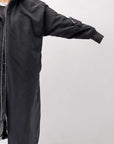 【thom/krom】 UNISEX LIGHT PUFF LONG COAT WSJ486_BLACK