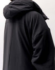 【thom/krom】 UNISEX LIGHT PUFF LONG COAT WSJ486_BLACK