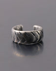 【GOTI】 HERRINGBONE SILVER RING_AN1001