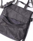 【DANIELE BASTA】 UNISEX 2WAY PATCHWORK SHOULDER BAG_BLACK