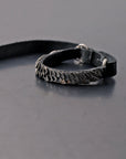 【GOTI】 SILVER LEAVES LEATHER BRACELET_BR548