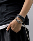 【GOTI】 MIXED SILVER CHAIN BRACELET_BR2193