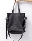 【DANIELE BASTA】 UNISEX 2WAY PATCHWORK SHOULDER BAG_BLACK
