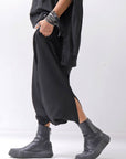 【Primordial is Primitive】 UNISEX BOX PANTS 905CD_BLACK