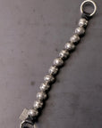【GOTI】 SILVER STONE BALL&LEATHER BRACELET_BR2207