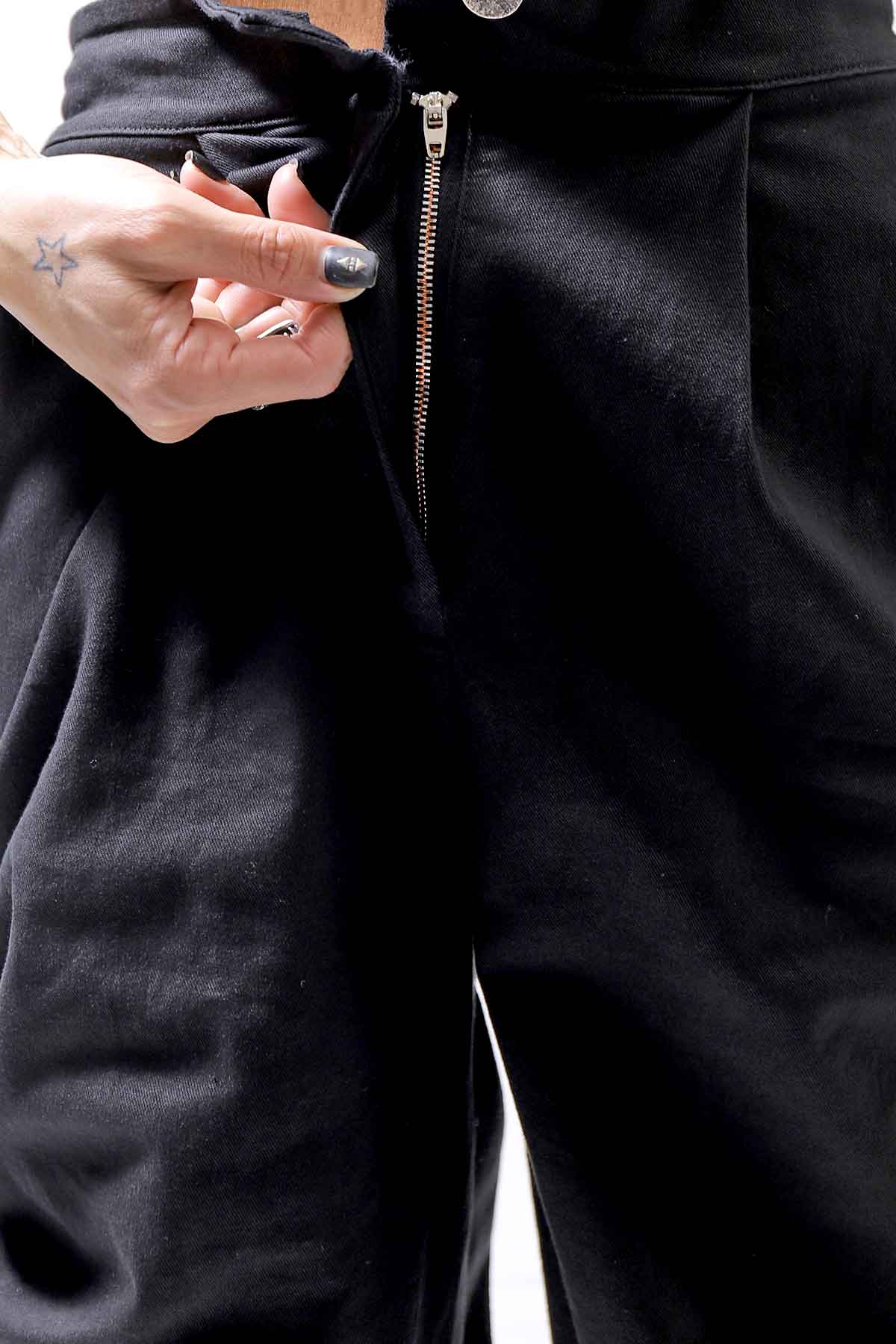 【sanctamuerte】 UNISEX SIDE STRING CODE PANTS 319/MM_BLACK