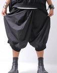 【RUNDHOLZ】 UNISEX FRONT FLAP COTTON RIB PANTS 253 0135_BLACK