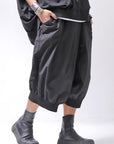 【RUNDHOLZ】 UNISEX FRONT FLAP COTTON RIB PANTS 253 0135_BLACK