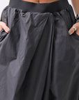 【RUNDHOLZ】 UNISEX FRONT FLAP COTTON RIB PANTS 253 0135_BLACK