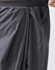【RUNDHOLZ】 UNISEX FRONT FLAP COTTON RIB PANTS 253 0135_BLACK