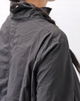 【RUNDHOLZ】 UNISEX COTTON RIB SHIRT CARDIGAN 253 0933_BLACK