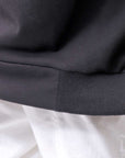 【bajra】 UNISEX SUPER STRETCH SWEAT BACKDRAPE HOODIE 159QK03_BLACK
