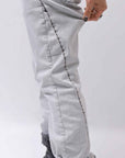 【thom/krom】 UNISEX LOW CROTCH STRETCH DENIM PANTS MT102_BLEACH GREY(LIGHT GREY)