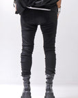【thom/krom】 UNISEX SKINNY STRETCH DENIM PANTS WT79_BLACK