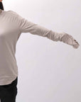 【thom/krom】 UNISEX SKIN COTTON DOUBLE LAYERED TOPS MTS922_STONE