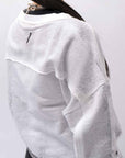 【thom/krom】 LIGHT SWEAT SHORT TOP WS496_SPRAY GREY