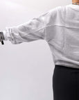 【thom/krom】 LIGHT SWEAT SHORT TOP WS496_SPRAY GREY