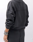 【thom/krom】 LIGHT SWEAT SHORT TOP WS496_BLACK