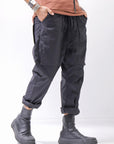 【thom/krom】 UNISEX EASY COTTON PANTS MP34_BLACK
