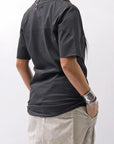 【thom/krom】 UNISEX REGULAR FIT COTTON TEE MTS924_BLACK