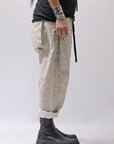 【thom/krom】 UNISEX EASY COTTON PANTS MP34_VEGETAL STONE