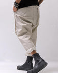 【thom/krom】 UNISEX EASY COTTON PANTS MP34_VEGETAL STONE