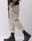 【thom/krom】 UNISEX EASY COTTON PANTS MP34_VEGETAL STONE