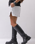 【thom/krom】 LIGHT SWEAT SIDE-CUT SHORTS WST432_SPRAY GREY