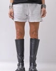 【thom/krom】 LIGHT SWEAT SIDE-CUT SHORTS WST432_SPRAY GREY